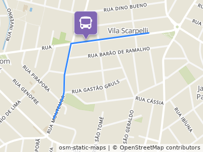 Mapa da parada