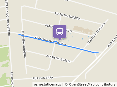 Mapa da parada