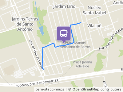 Mapa da parada