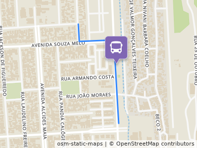 Mapa da parada
