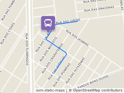 Mapa da parada