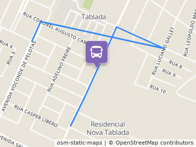 Mapa da parada