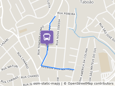 Mapa da parada