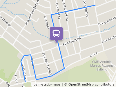 Mapa da parada