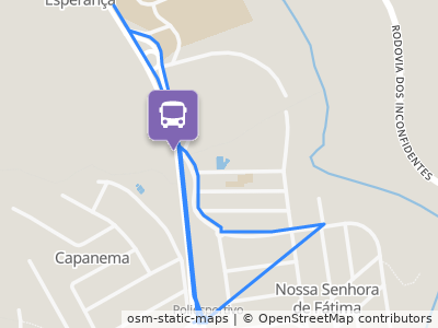 Mapa da parada