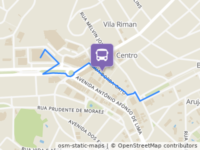 Mapa da parada