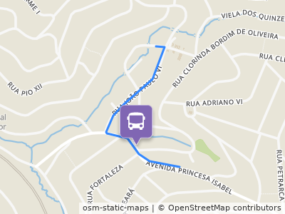 Mapa da parada