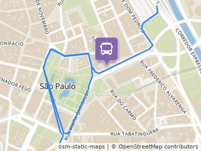 Mapa da parada