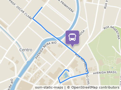 Mapa da parada