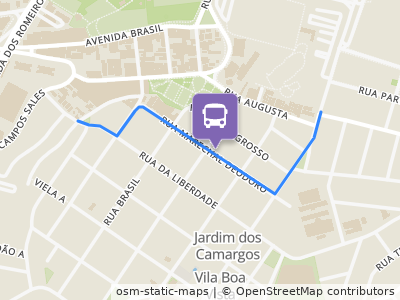 Mapa da parada