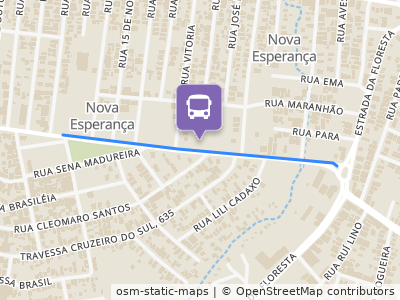 Mapa da parada