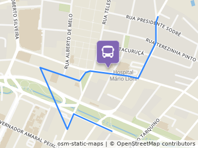 Mapa da parada