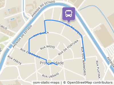 Mapa da parada