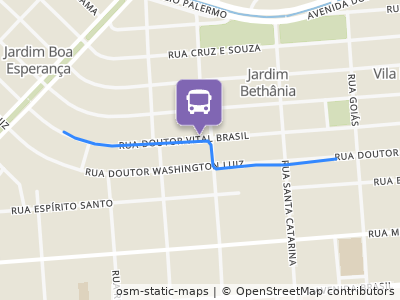 Mapa da parada