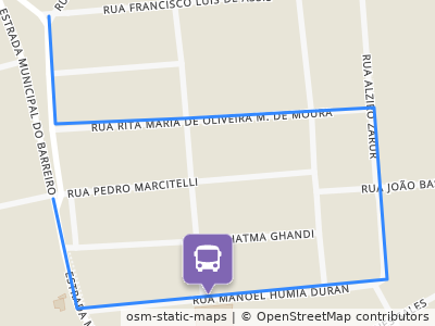 Mapa da parada