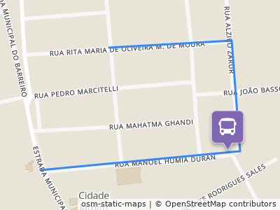 Mapa da parada