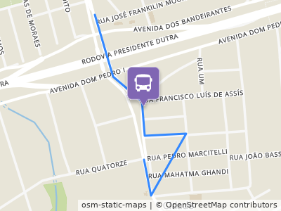 Mapa da parada