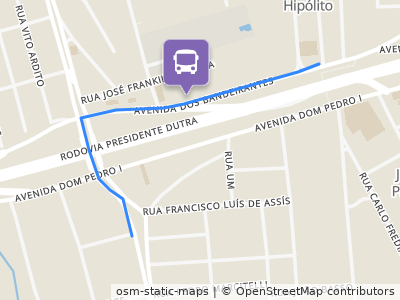 Mapa da parada