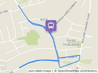 Mapa da parada