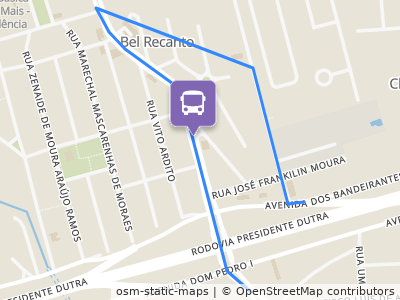 Mapa da parada