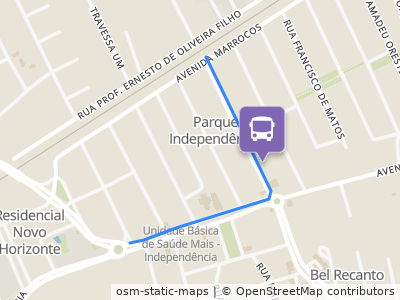Mapa da parada