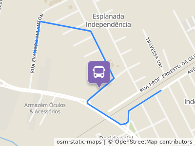 Mapa da parada