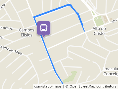 Mapa da parada