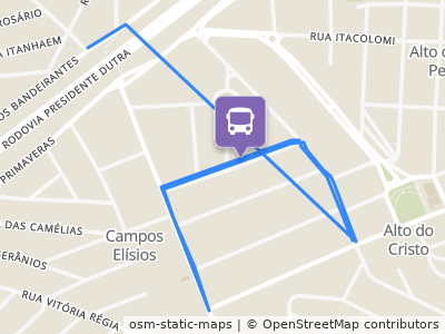 Mapa da parada