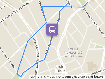 Mapa da parada