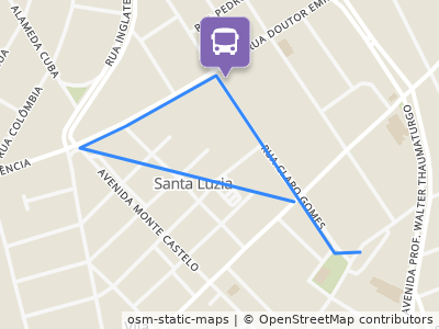 Mapa da parada