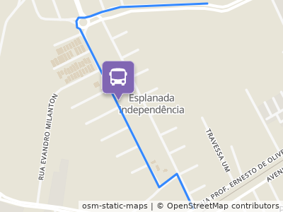 Mapa da parada