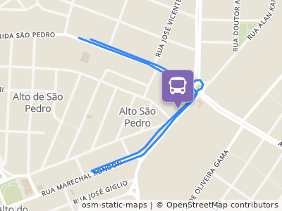 Mapa da parada