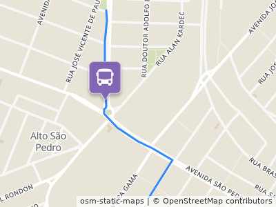 Mapa da parada