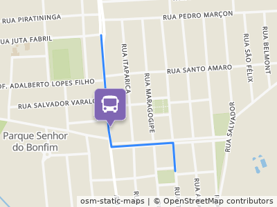 Mapa da parada