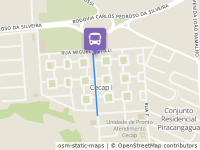 Mapa da parada