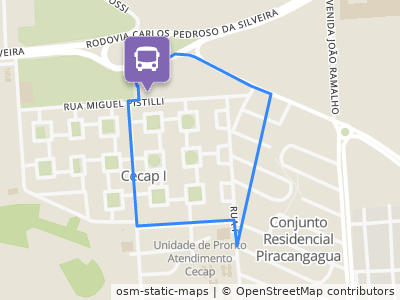 Mapa da parada