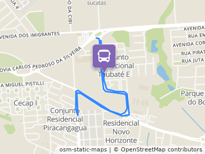 Mapa da parada