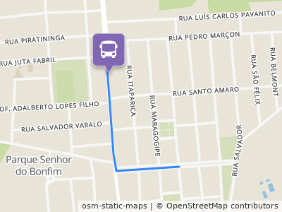 Mapa da parada