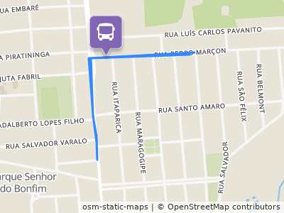 Mapa da parada