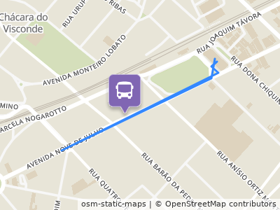 Mapa da parada