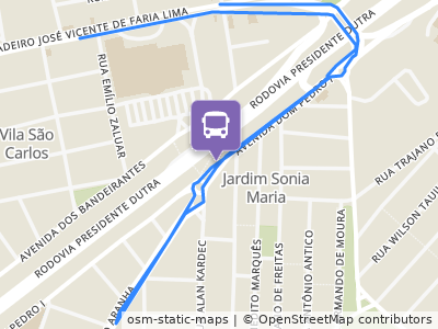 Mapa da parada