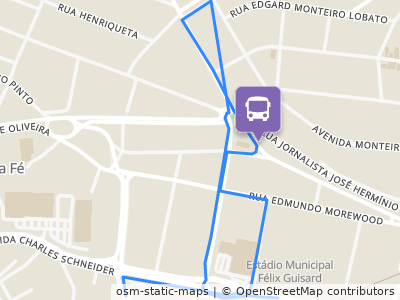 Mapa da parada