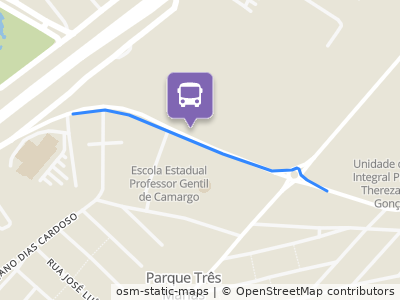 Mapa da parada