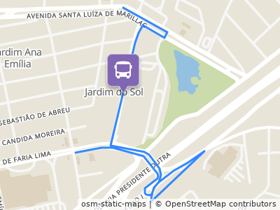 Mapa da parada