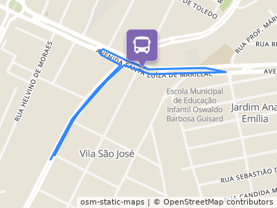 Mapa da parada