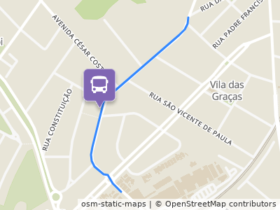 Mapa da parada