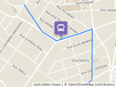 Mapa da parada