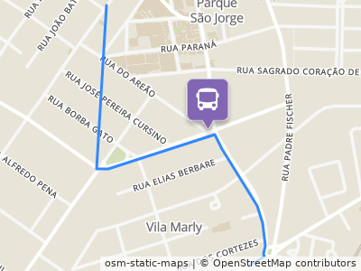 Mapa da parada