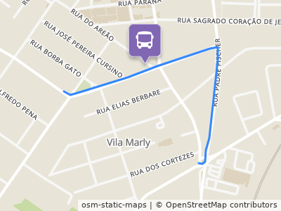 Mapa da parada