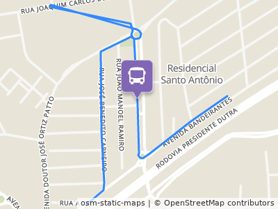 Mapa da parada